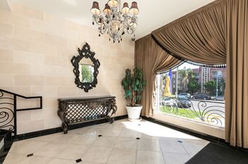 Marble lobby